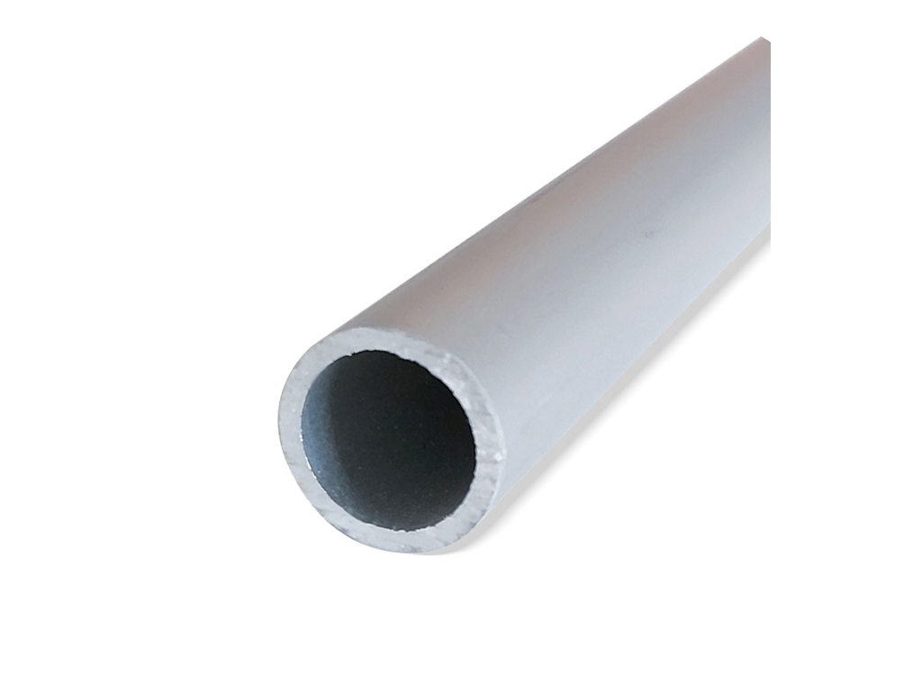 TUBO ALLUMINIO TONDO mt.2 ARGENTO - immagine 3